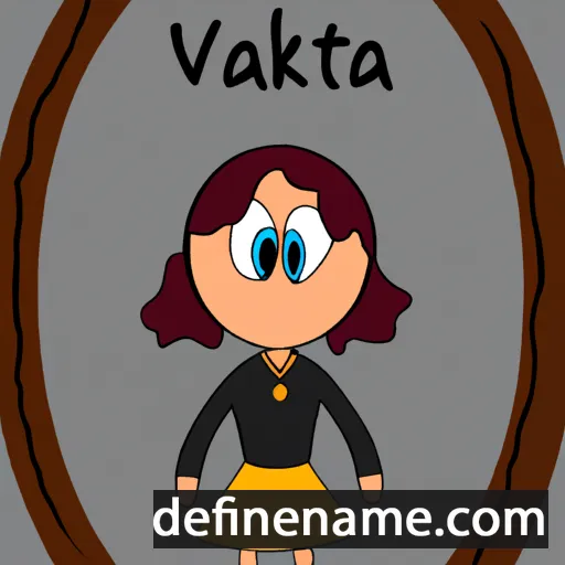 cartoon of the name Vlatka