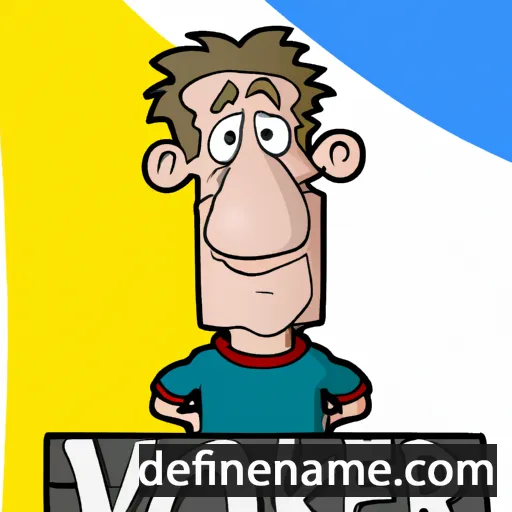 cartoon of the name Volker