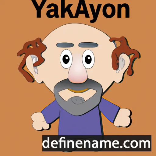 cartoon of the name Yaakov