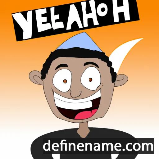 cartoon of the name Yachle'el