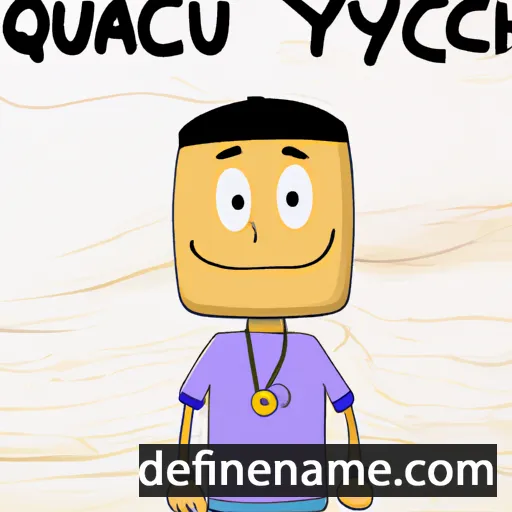 cartoon of the name Yacoub