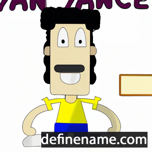 cartoon of the name Yancy