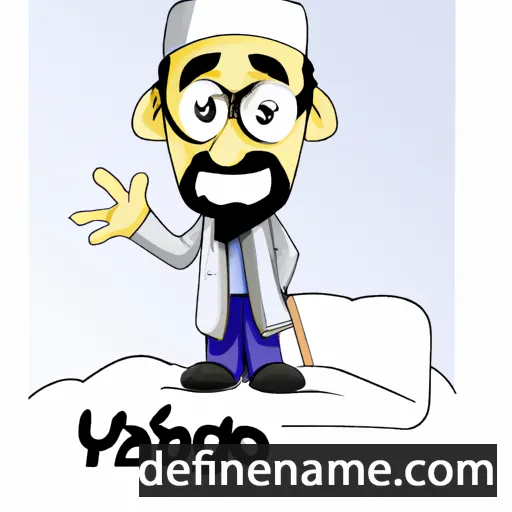 cartoon of the name Yaqoob