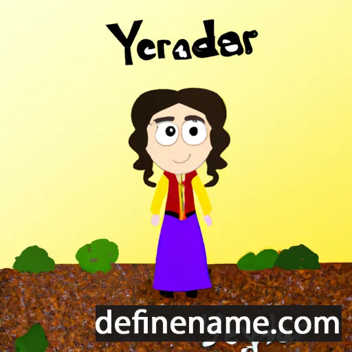 cartoon of the name Yardena