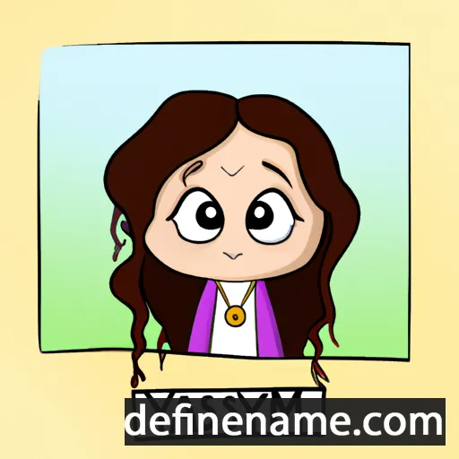 cartoon of the name Yasemin