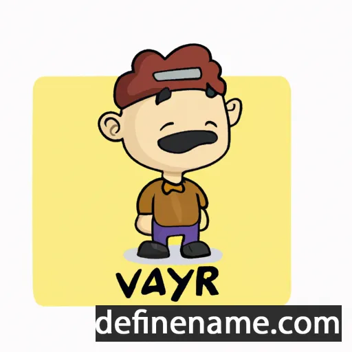 cartoon of the name Yavor