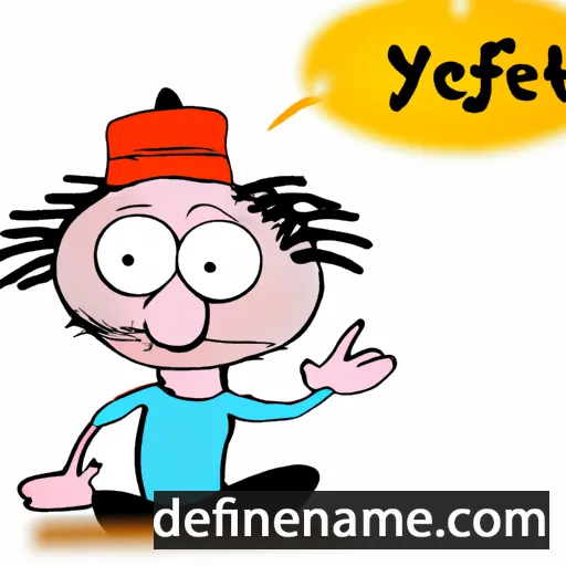 cartoon of the name Yefet