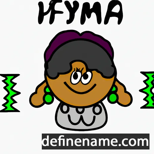 Yemayá cartoon