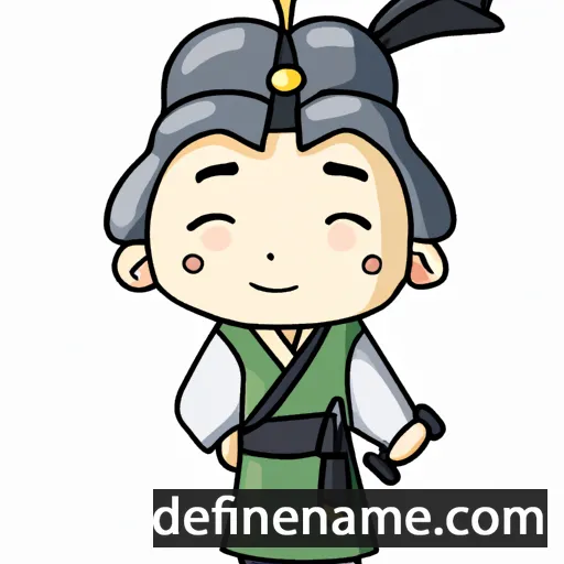 cartoon of the name Yeong-Ja