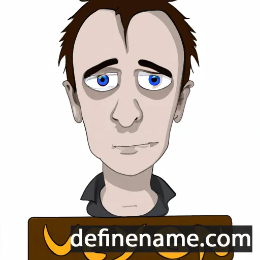 cartoon of the name Yevgeniy