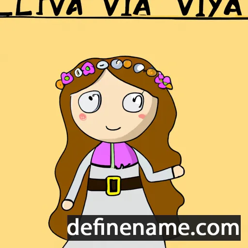 cartoon of the name Ylva