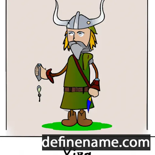 cartoon of the name Yngvar