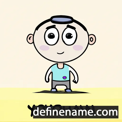 cartoon of the name Yonatan