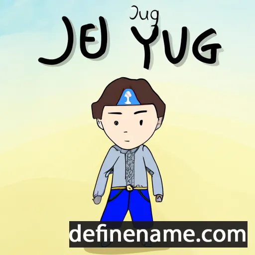 cartoon of the name Young-Ja