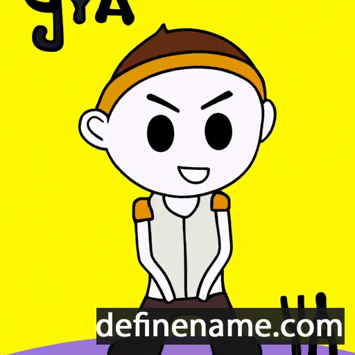 cartoon of the name Yuda