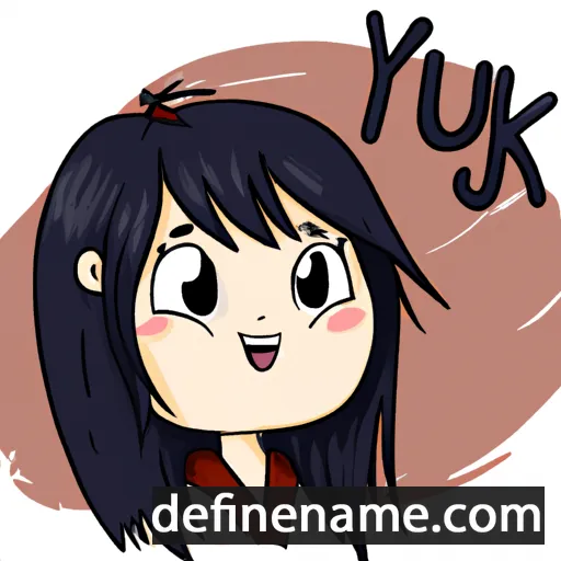 Yuki cartoon