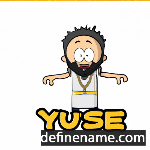 cartoon of the name Yusuf