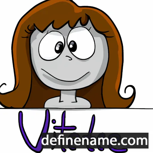 cartoon of the name Yvette