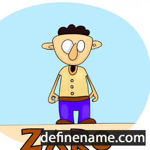 cartoon of the name Žarko