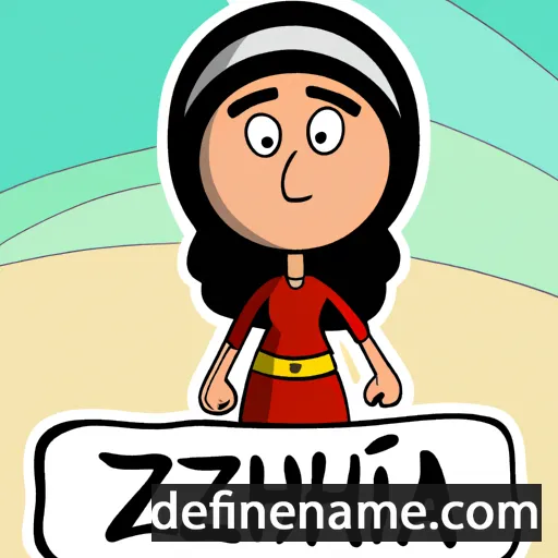 Zaahira cartoon