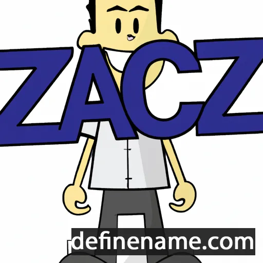 cartoon of the name Zac