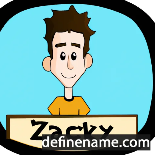 Zackary cartoon