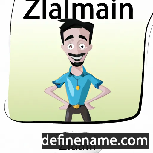 cartoon of the name Zalman