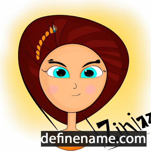 cartoon of the name Zarina