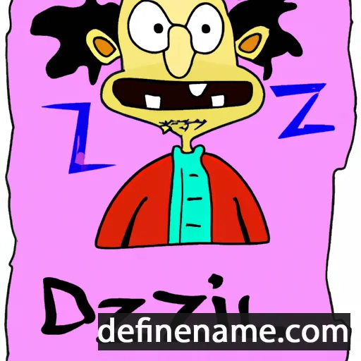 cartoon of the name Zazil