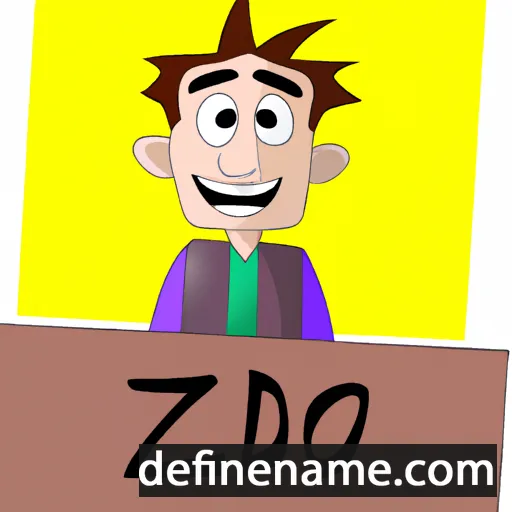 cartoon of the name Zdenko