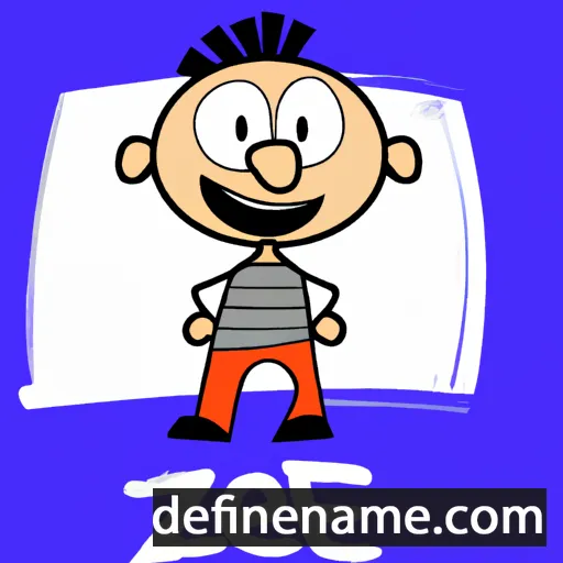 cartoon of the name Zé