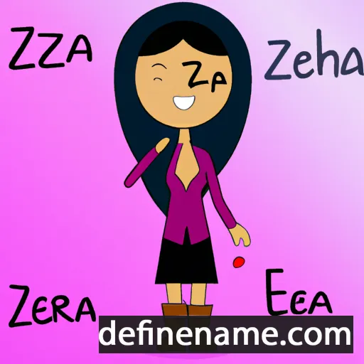 Zehra cartoon