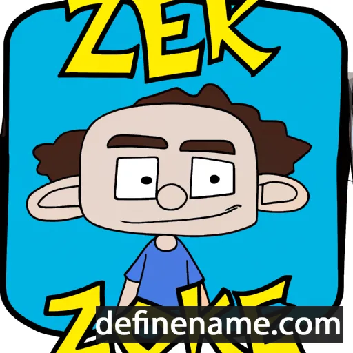 cartoon of the name Zeke