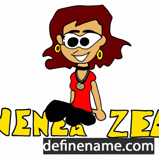 Zena cartoon