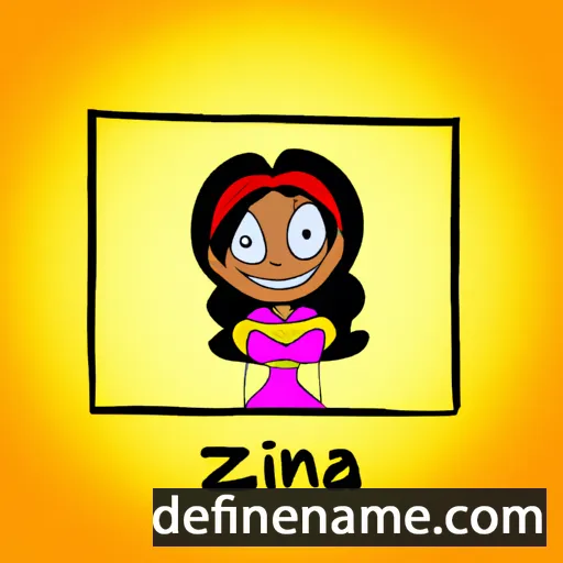 Zina cartoon