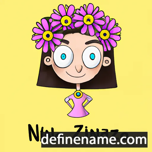 Zinnia cartoon