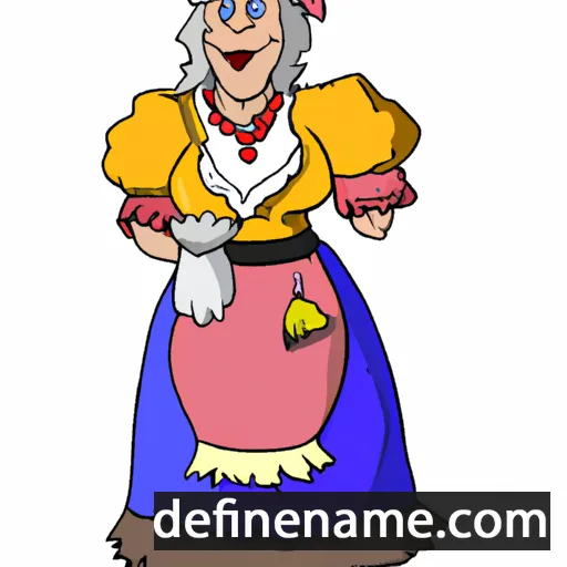 cartoon of the name Zlatica