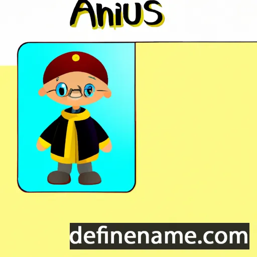 cartoon of the name Äänis