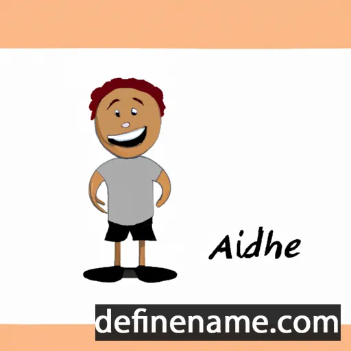 cartoon of the name Aaddhe