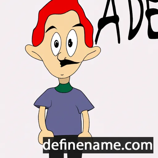 cartoon of the name Aadne