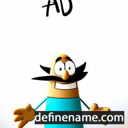 cartoon of the name Aado