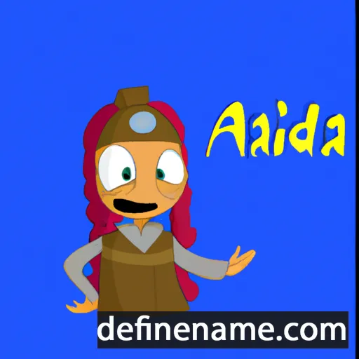 cartoon of the name Aahlada