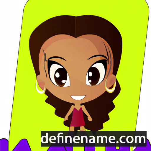 cartoon of the name Aalaiyah