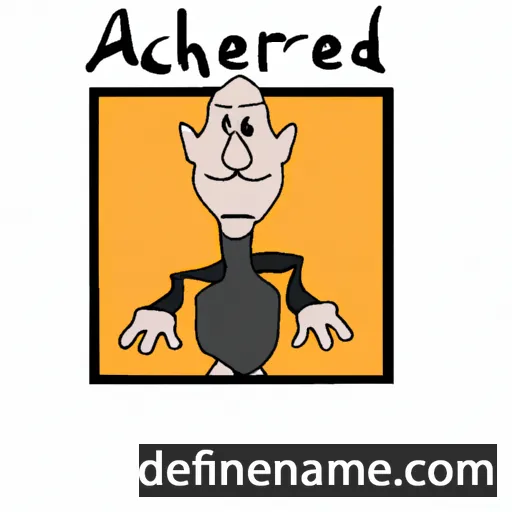 cartoon of the name Aalderich