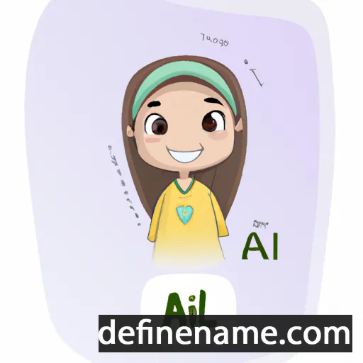 cartoon of the name Aali