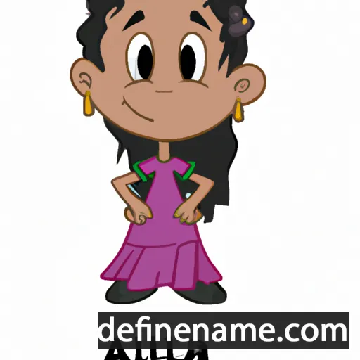 Aaliah cartoon