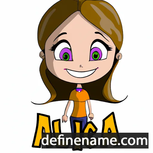 Aalicia cartoon