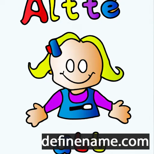 cartoon of the name Aaltje