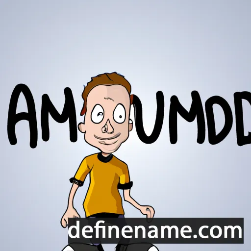 cartoon of the name Aamund