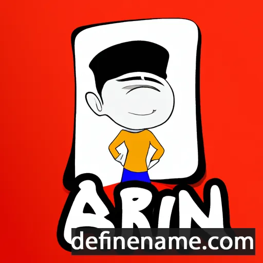 cartoon of the name Aarni